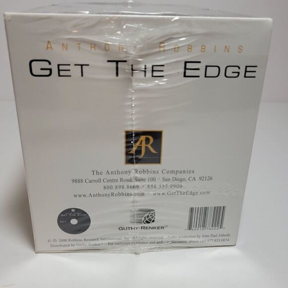 Anthony Robbins Get The Edge 10 CD Set 2000 Series New Sealed - Picture 6 of 8